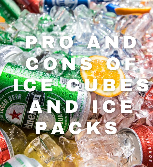 The pros and cons of using ice packs vs. ice cubes in a cooler